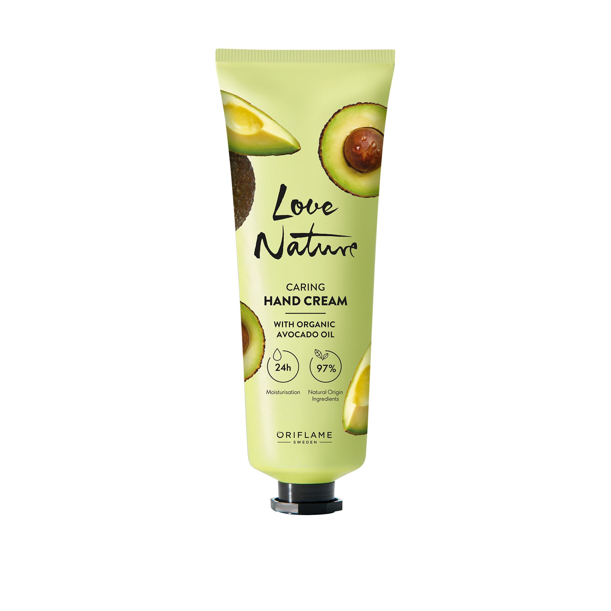 Caring Hand Cream with Organic Avocado Oil 75ml