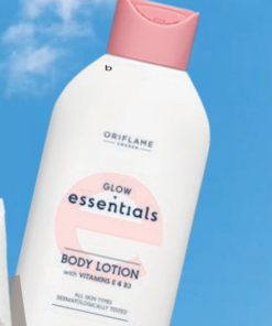 Glow Essentials Body Lotion with Vitamins E & B3