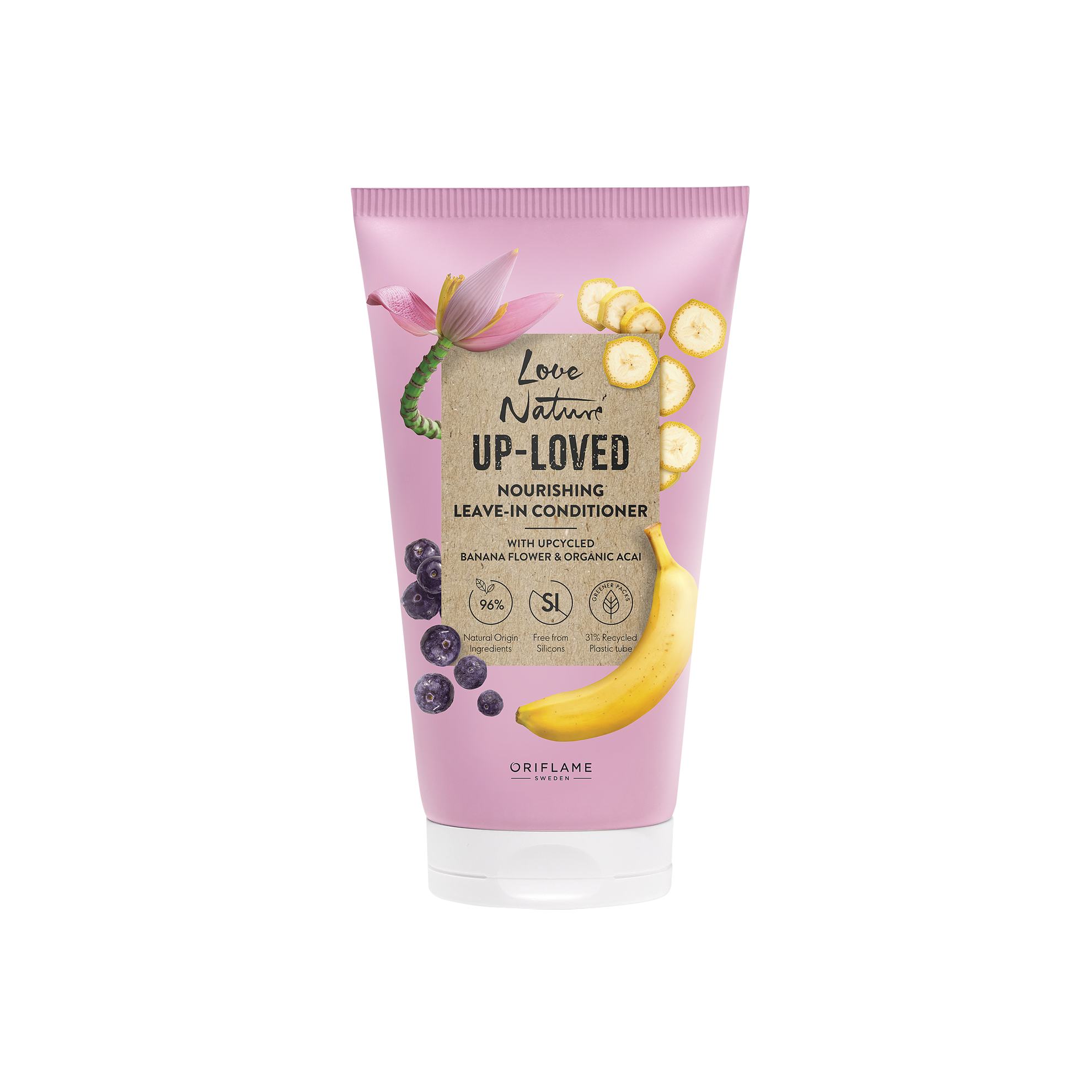 Up-Loved Nourishing Leave-in Conditioner with Upcycled Banana Flower & Organic Acai
