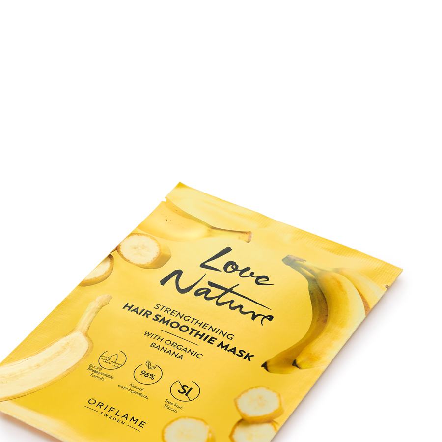Strengthening Hair Smoothie Mask with Organic Banana
